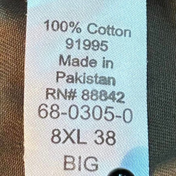 Size 8X 38 NIP Men's Kingsize Elastic Waist, Cargo Slacks - Picture 9 of 10